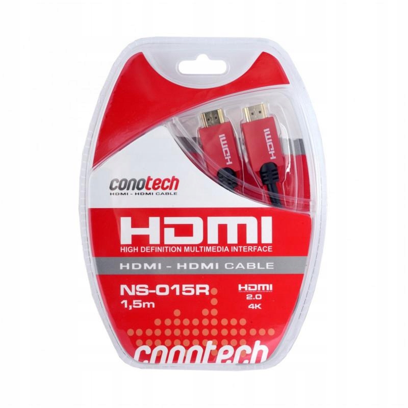 Kabel HDMI-HDMI 2.0 4K 1,5m NS-015 CONOTECH