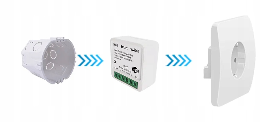 Mini przekaźnik WiFi TUYA Smart Life 16A 230V IoT Producent Inna