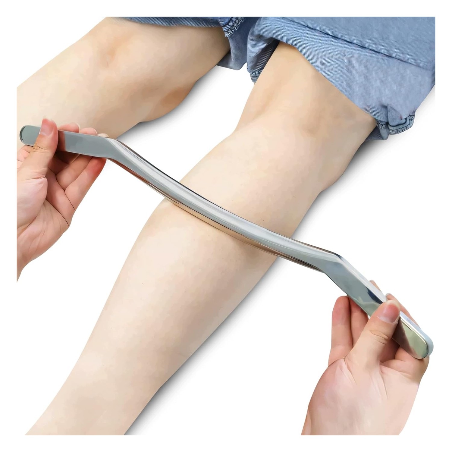 Gua Sha škrabka z nerezová ocel, nástroj Iastm pro uvolnění svalů