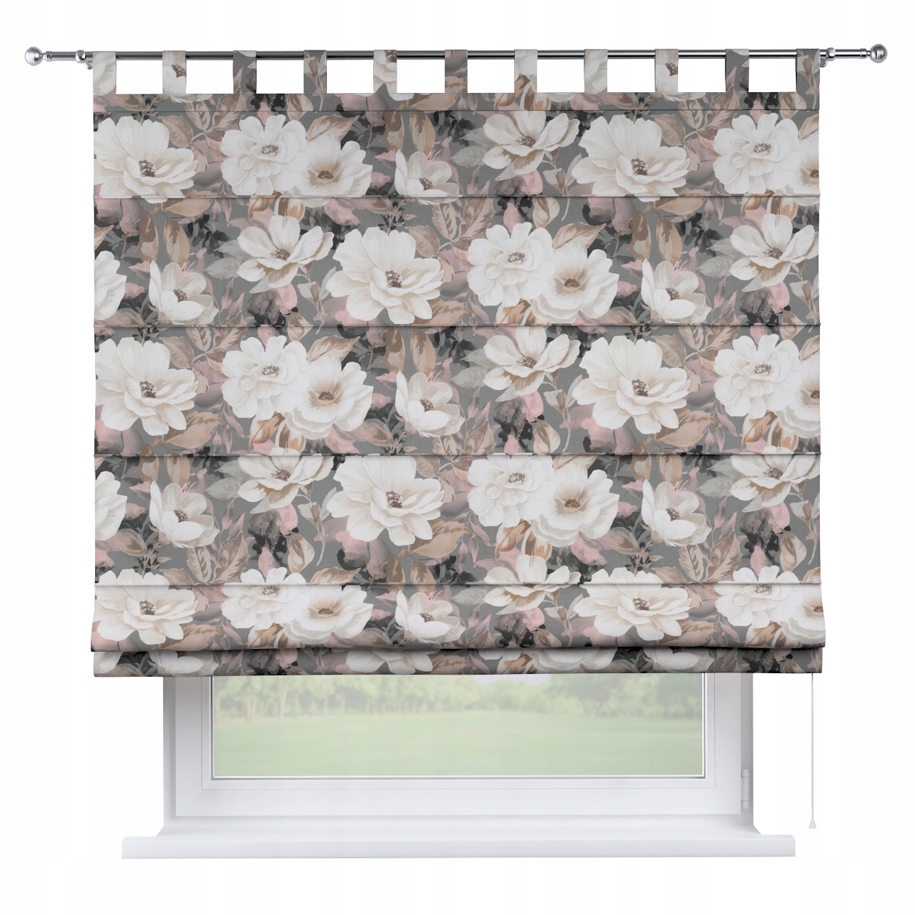 Hotová rímska roleta Verona 80x160 cm čierna