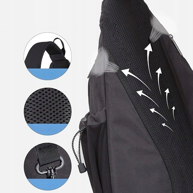 NERKA PLECAK TORBA NA JEDNO RAMIĘ SASZETKA CROSSBODY MIEJSKI MĘSKI Typ nerka