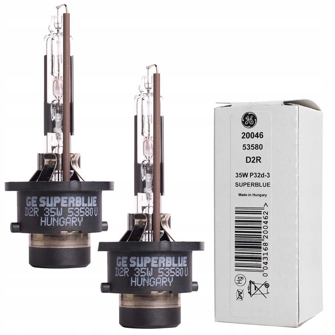 

2X D2R Żarnik żarówka General Electric Superblue