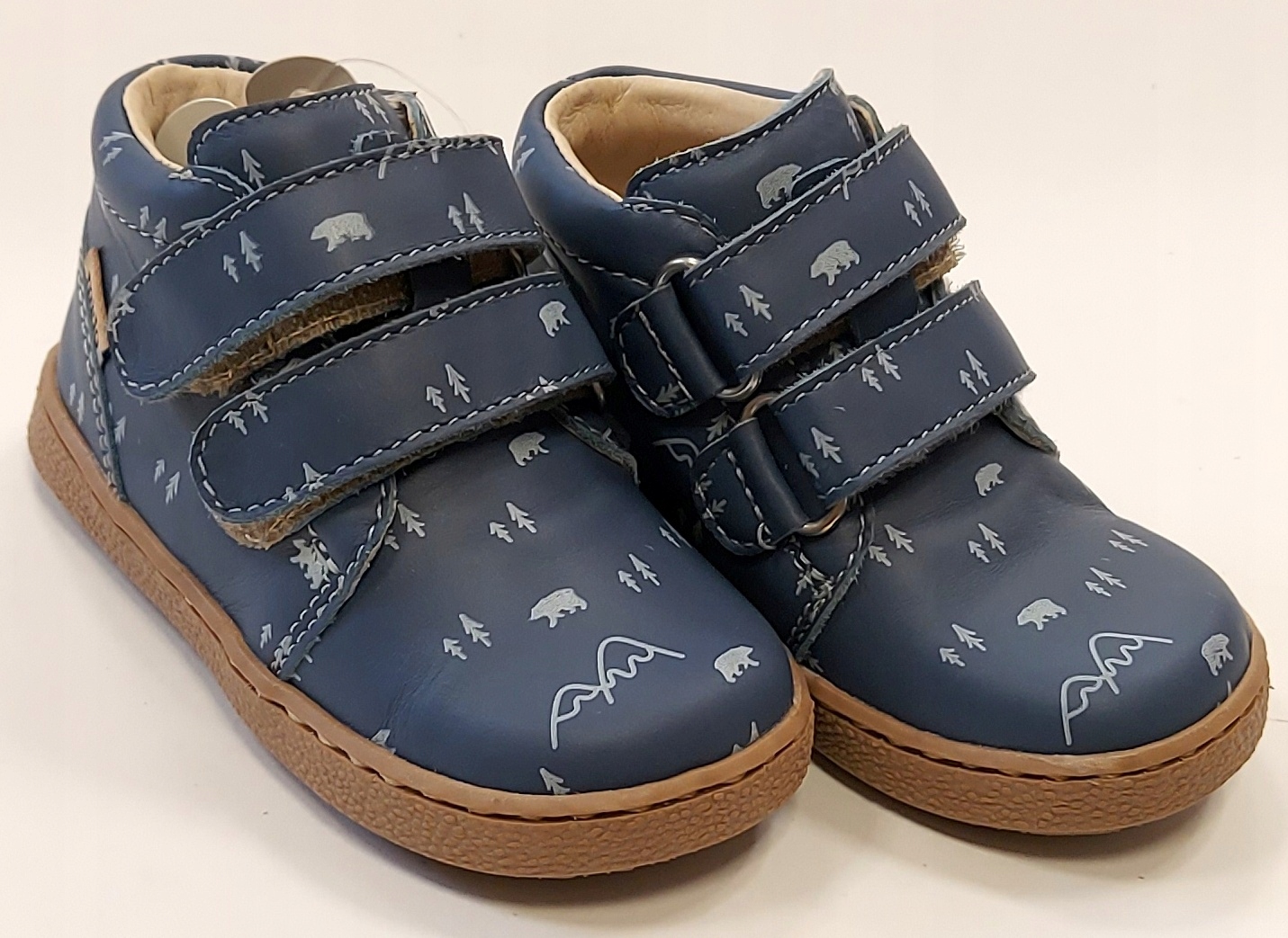 PÓŁBUTY PÓŁWYSOKIE ELASTYCZNE MIĘKKIE NIEBIESKI RZEPY MIDO R 25 W 15,80 CM Rozmiar (new) 25