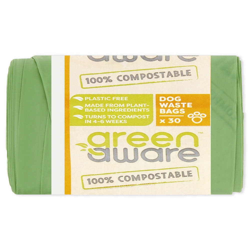 

GreenAware Kompostowalne worki na psie odpady 30sz