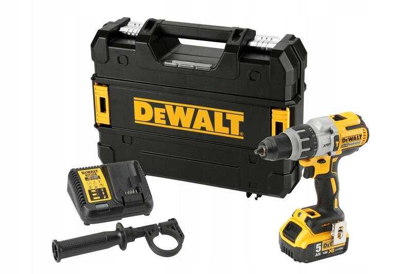 DCD996P1 Dewalt Aku Vrtačka 3 Rychlostní Stupně S Příklepem 70 Nm 1X5AH Nabíječka