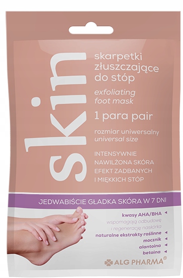 

Skin Skarpetki złuszczające do stóp Gładka Skóra