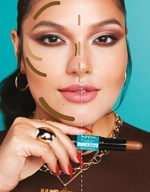 NYX Wonder Stick Kremowy sztyft do konturowania 2w1 02 Universal Light Kod producenta 800897100025