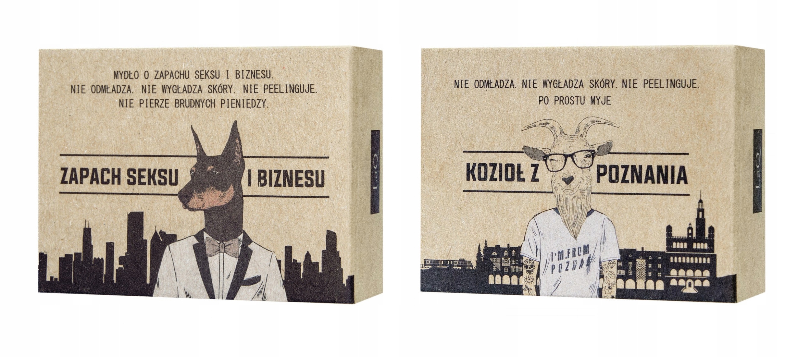 LAQ ZESTAW MYDEŁ DLA FACETÓW 2x85g DOBERMAN+KOZIOŁ