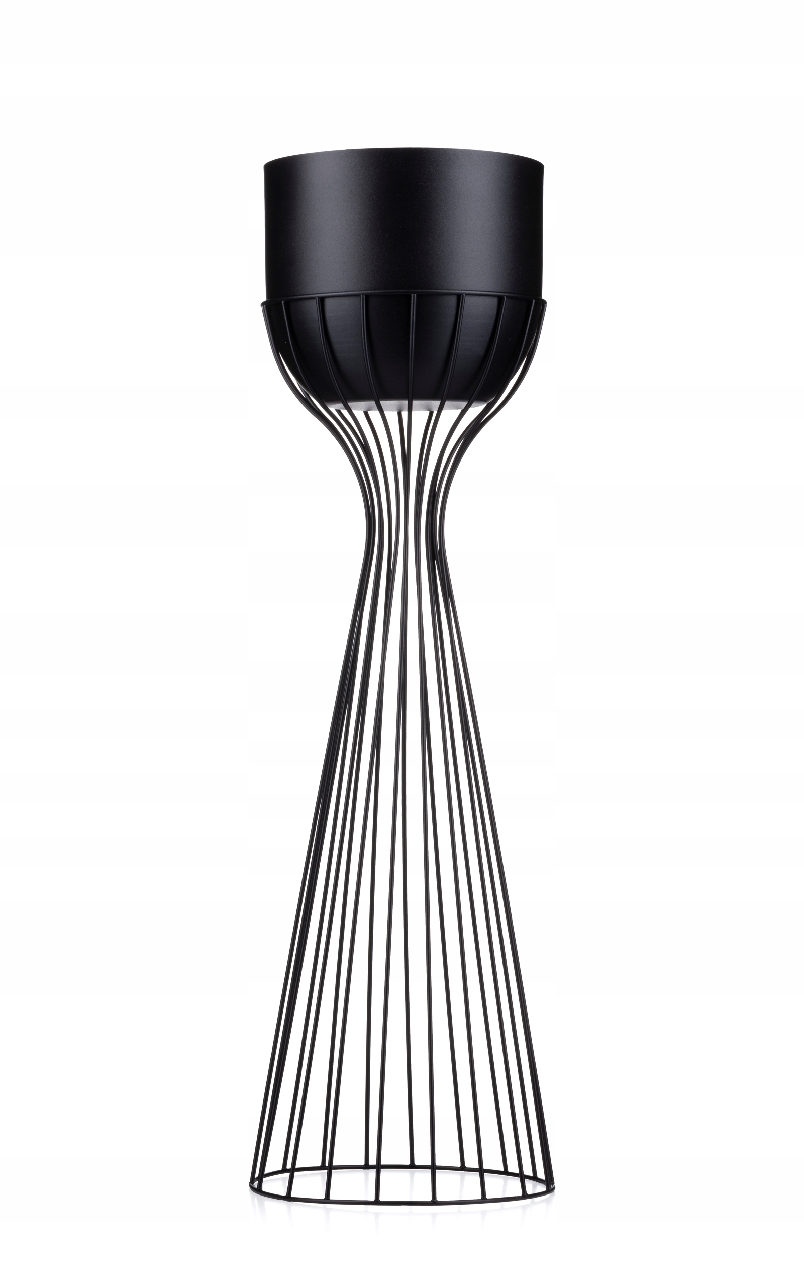 

Kwietnik nowoczesny z osłonką 68 cm Loft czarny