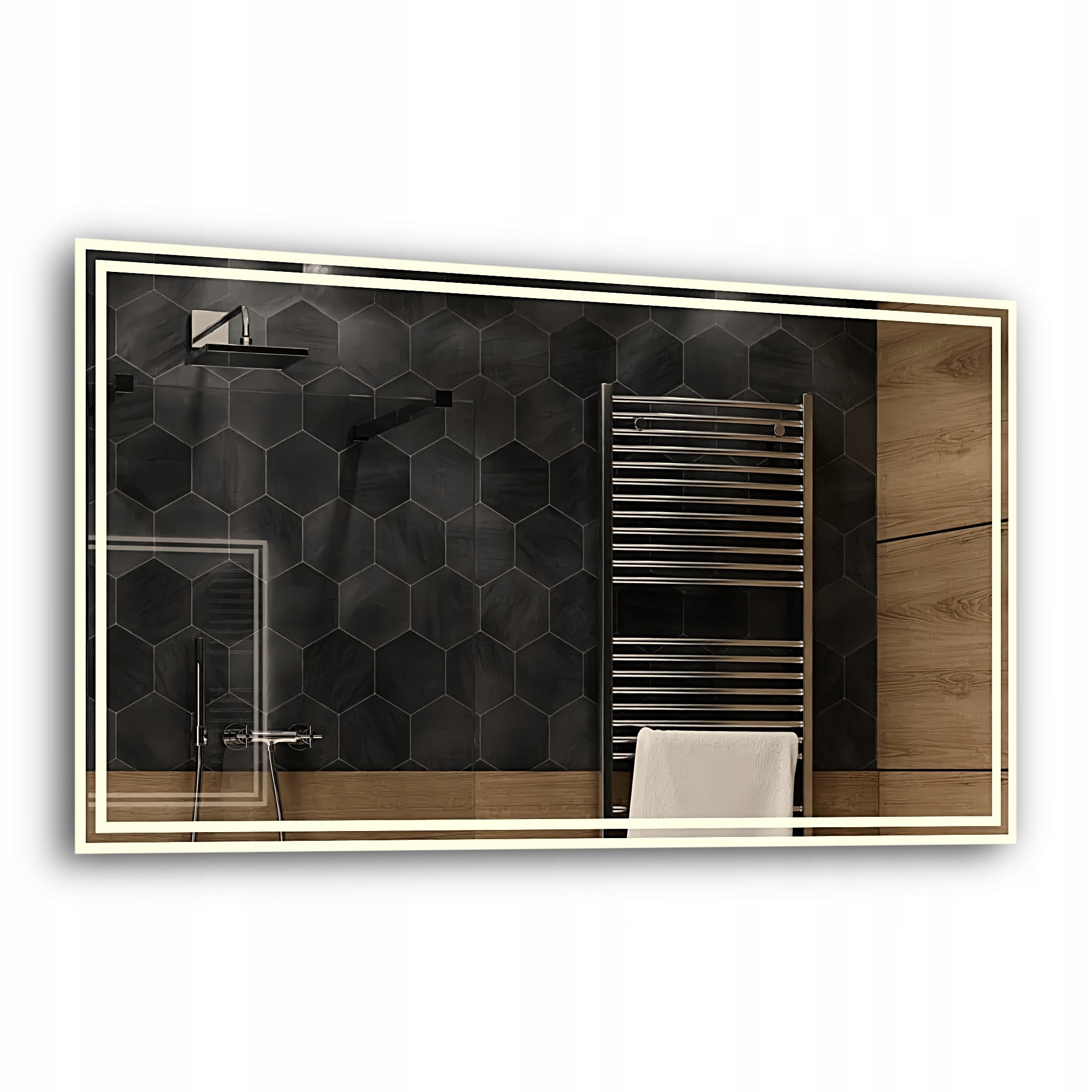 

Lustro Oświetlane Ledy Neutralne Wieden 100x70cm