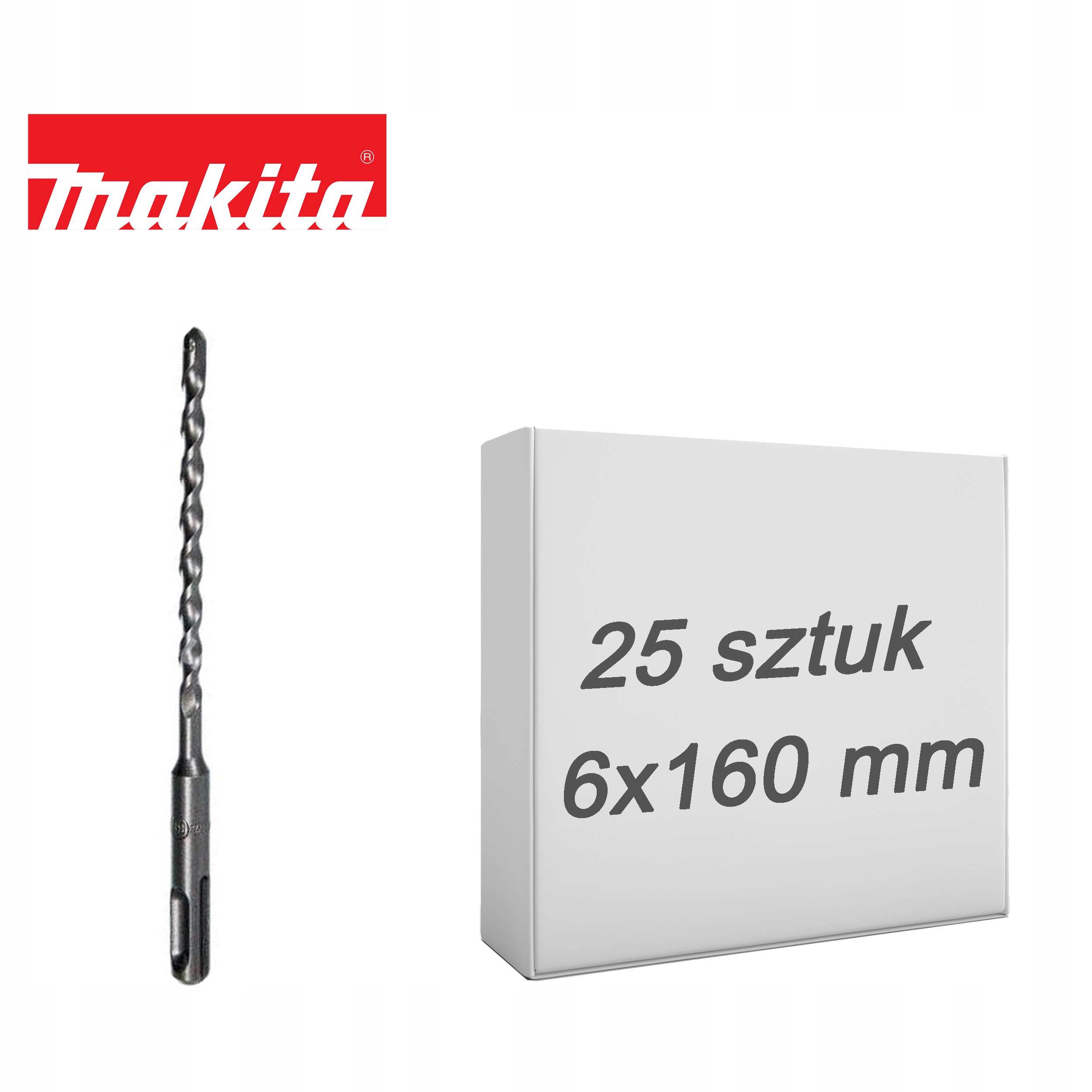 

25x Wiertło SDS-Plus Economy 6x160mm Makita