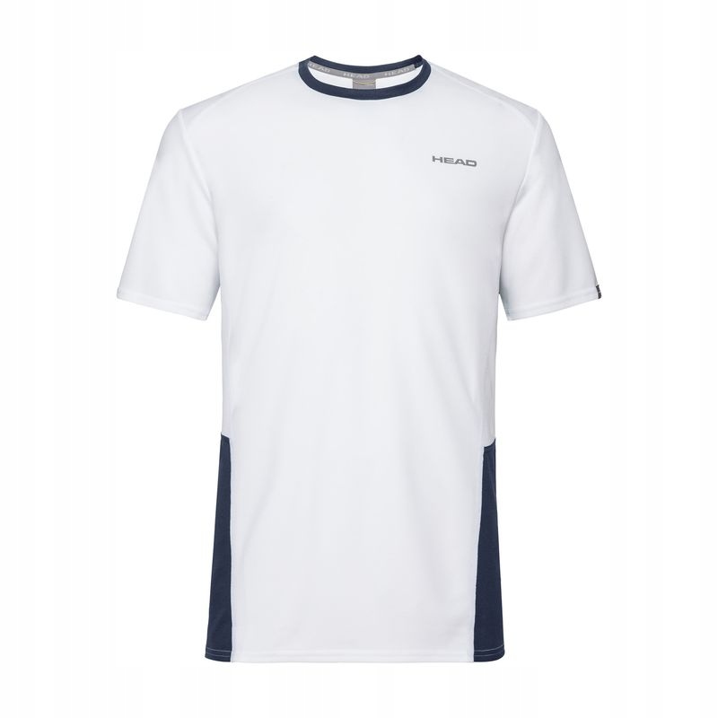 Koszulka tenisowa chłopięca Head Club Tech T-Shirt Boy Biało/Niebieska 140