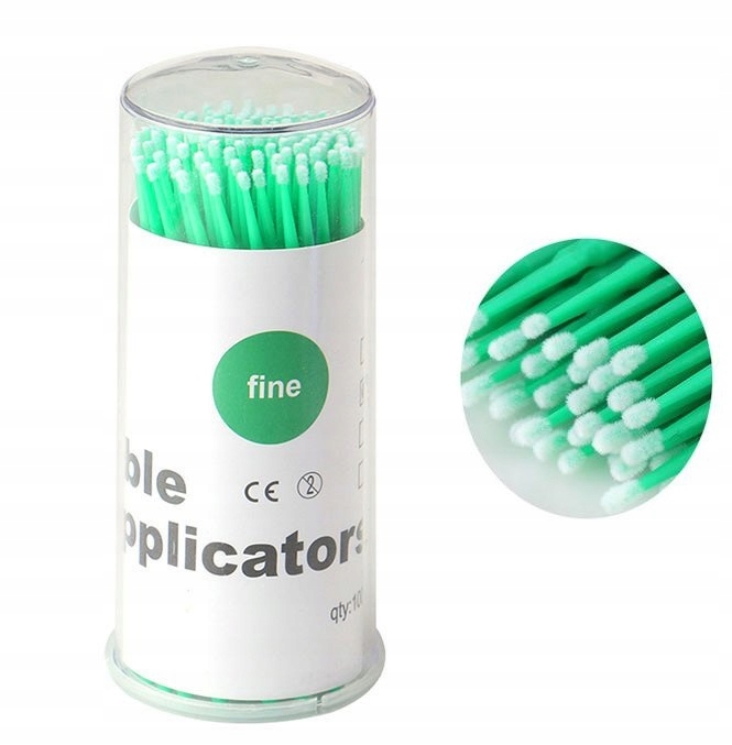 

Mikroszczoteczki Aplikatory do rzęs 1,5 mm 100 szt