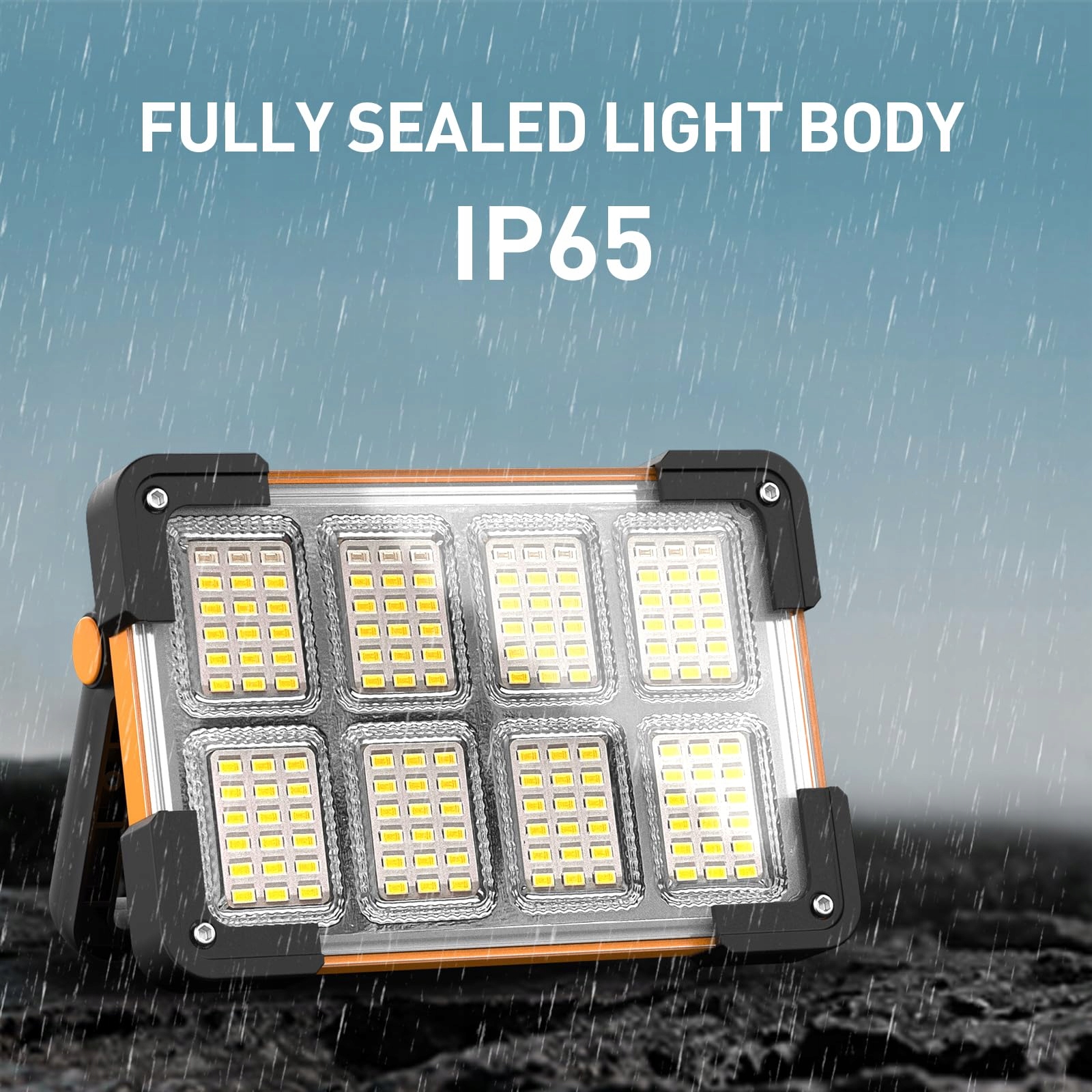 OHAYORI LED Reflektor Solarny Przenośny Akumulatorowy Lampa Kempingowa — miniatura 5