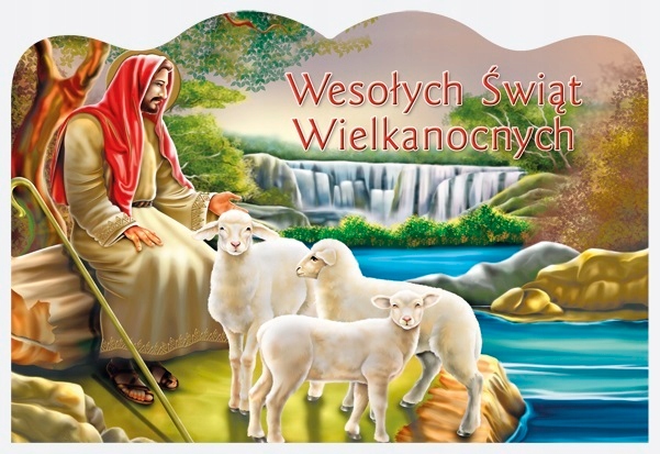 POCZTÓWKA KARTKA WIELKANOC WYCINANA ŚWIĘTA 9 SZT. Marka Pol-Mak