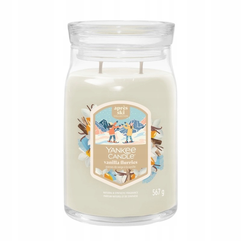 Vanilla Flurries – Yankee Candle Signature – velká vonná svíčka
