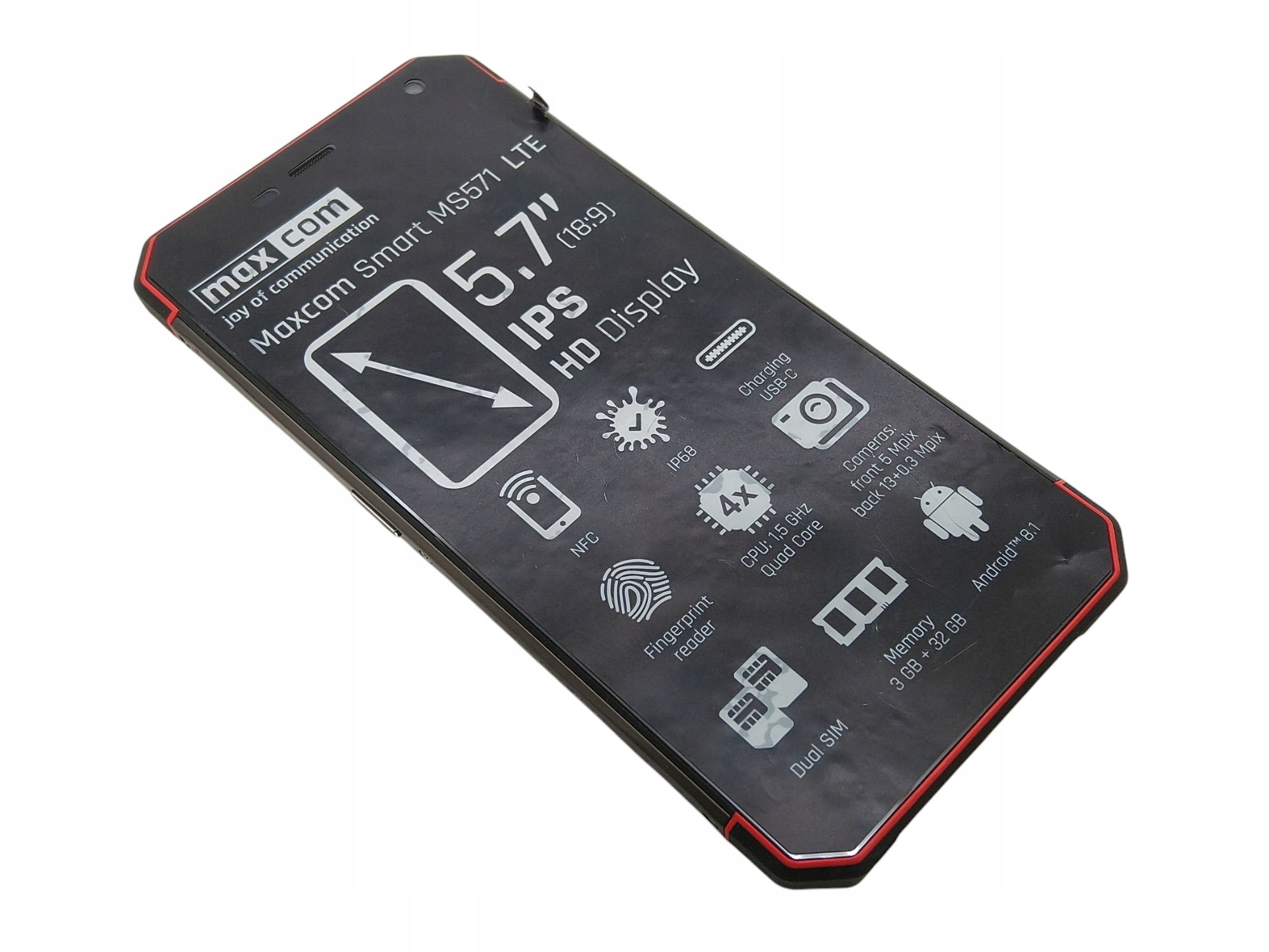 Smartfon Maxcom Smart MS571 3 GB / 32 GB 4G (LTE) czarny