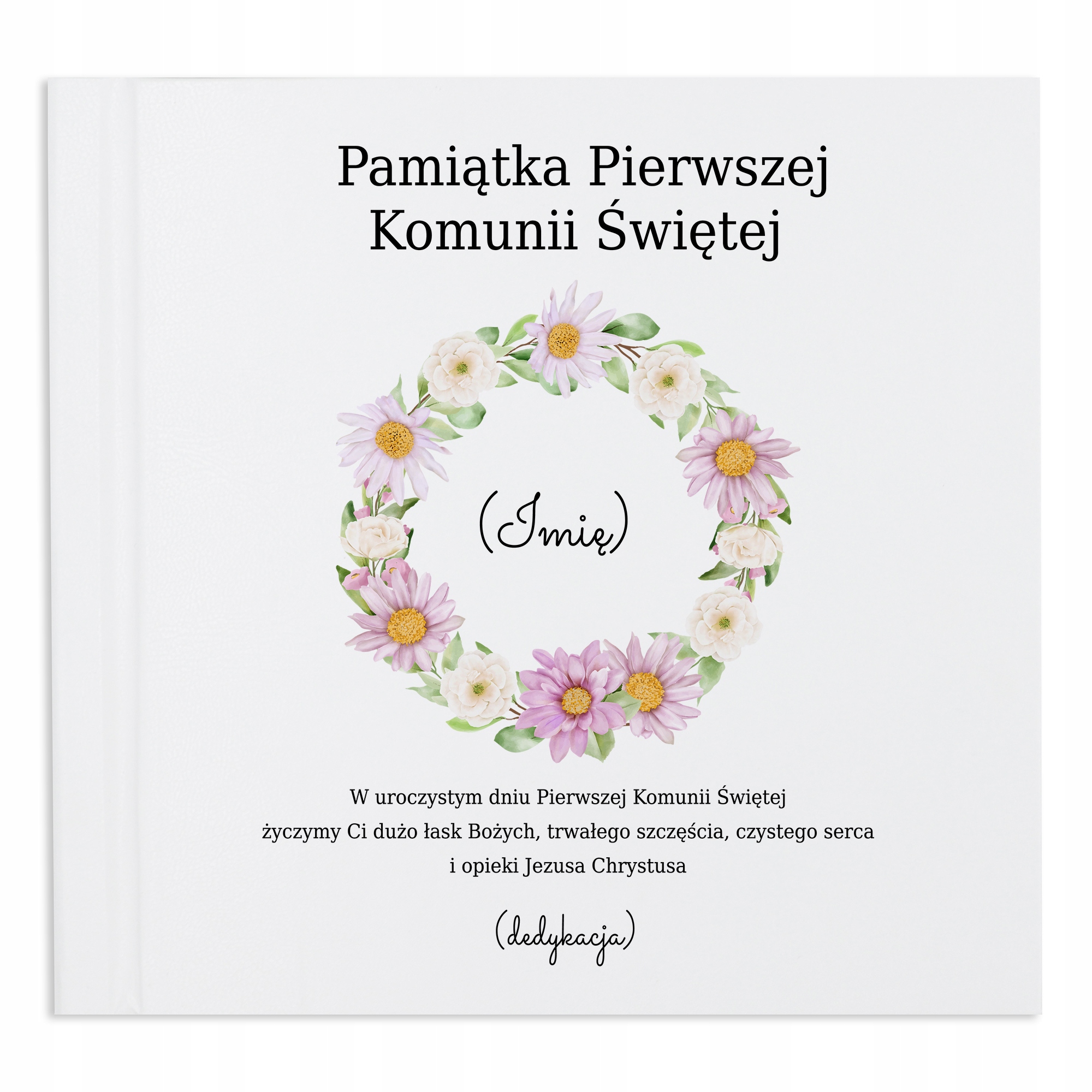 Album na vlepované fotografie Modré Památka prvního přijímání Jméno