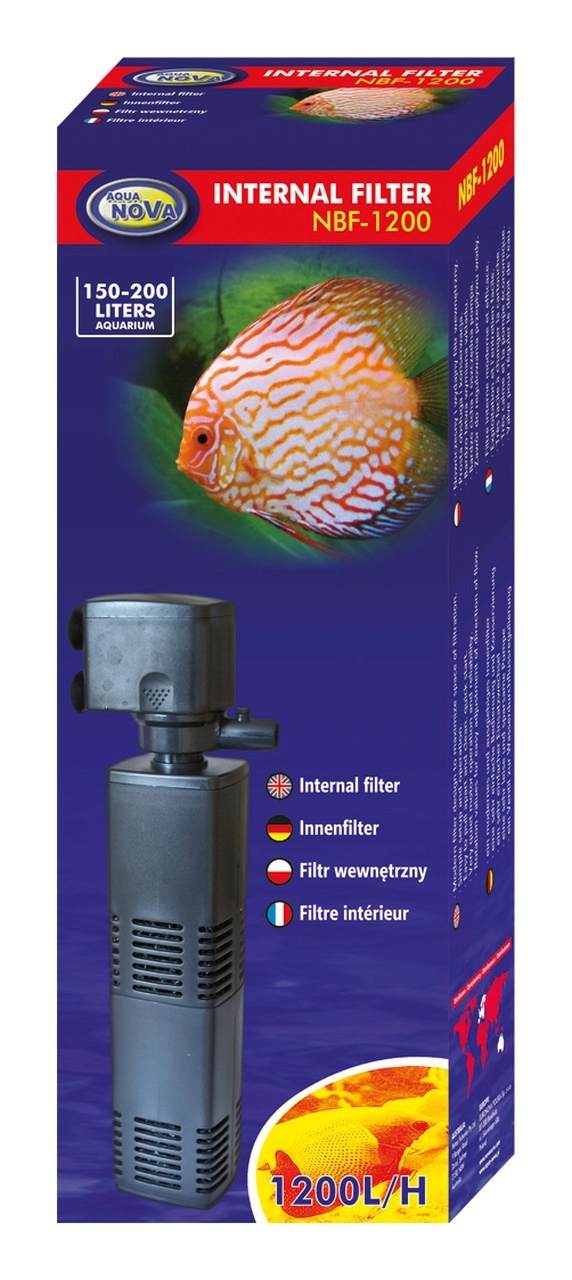 NBF-1200 Vnitřní filtr AquaNova pro akvárium