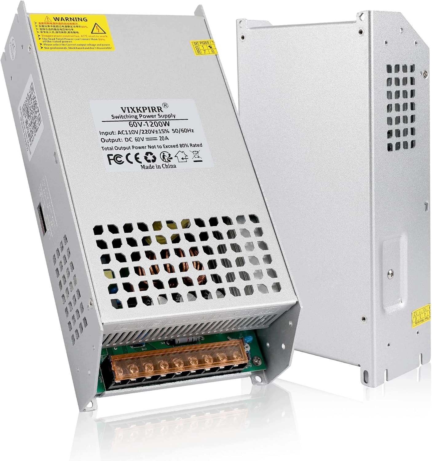 Impulzný napájací zdroj DC 60 V, 20 A, 1200 W – prevodník z 110 V Ac na 48 V DC