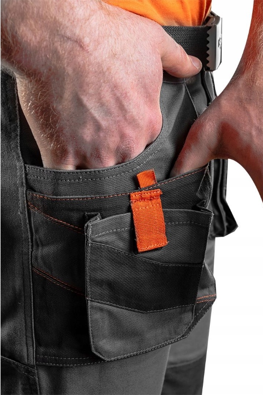 NEO 81-331 SPODENKI ROBOCZE BAWEŁNA ROZ XL +PASEK Rozmiar XL