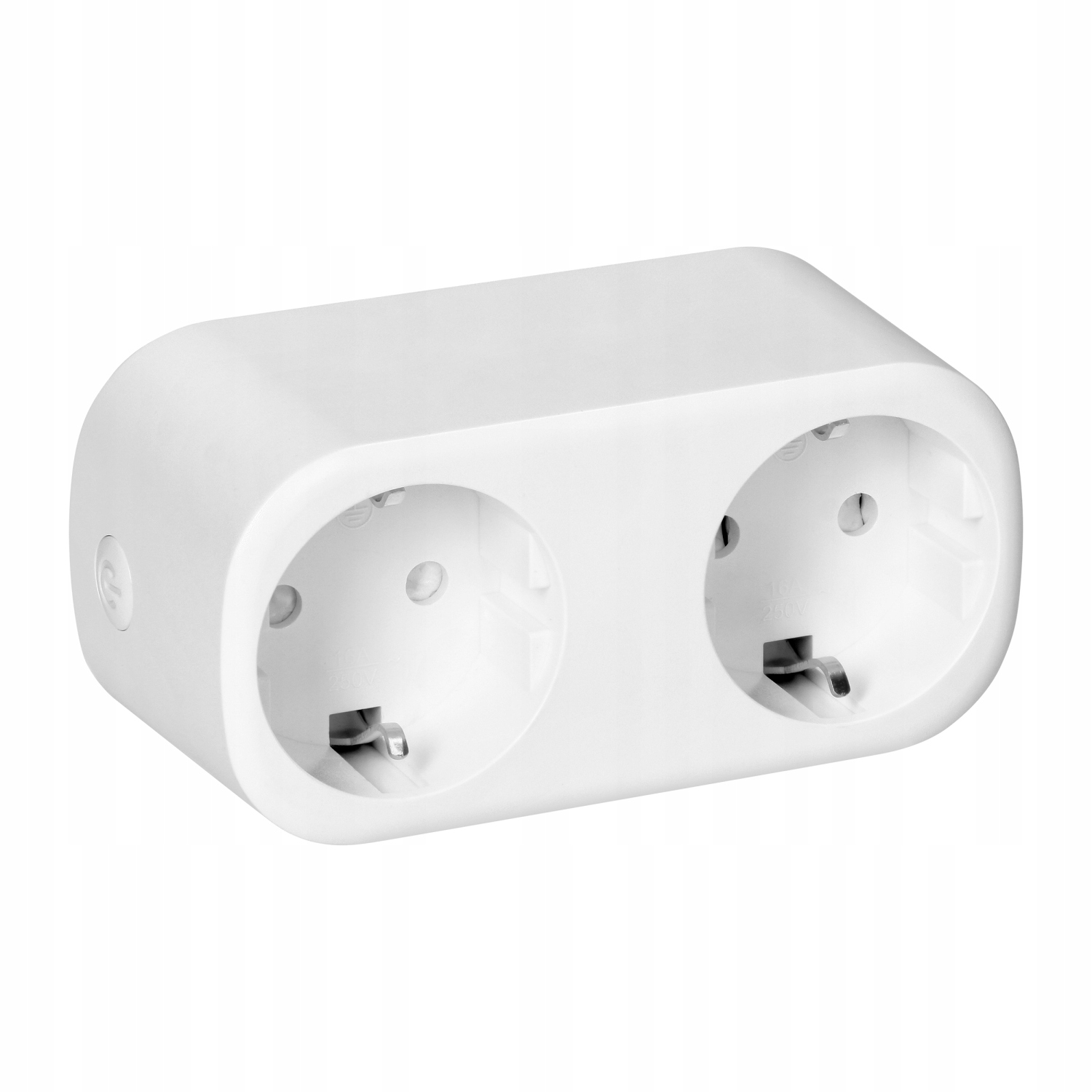 Orno Tuya Rozbočovač Dvojitý Smart Wi-fi Schuko Bílý