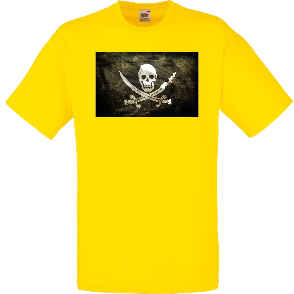 

Koszulka z nadrukiem flaga piracka Jolly Roger L