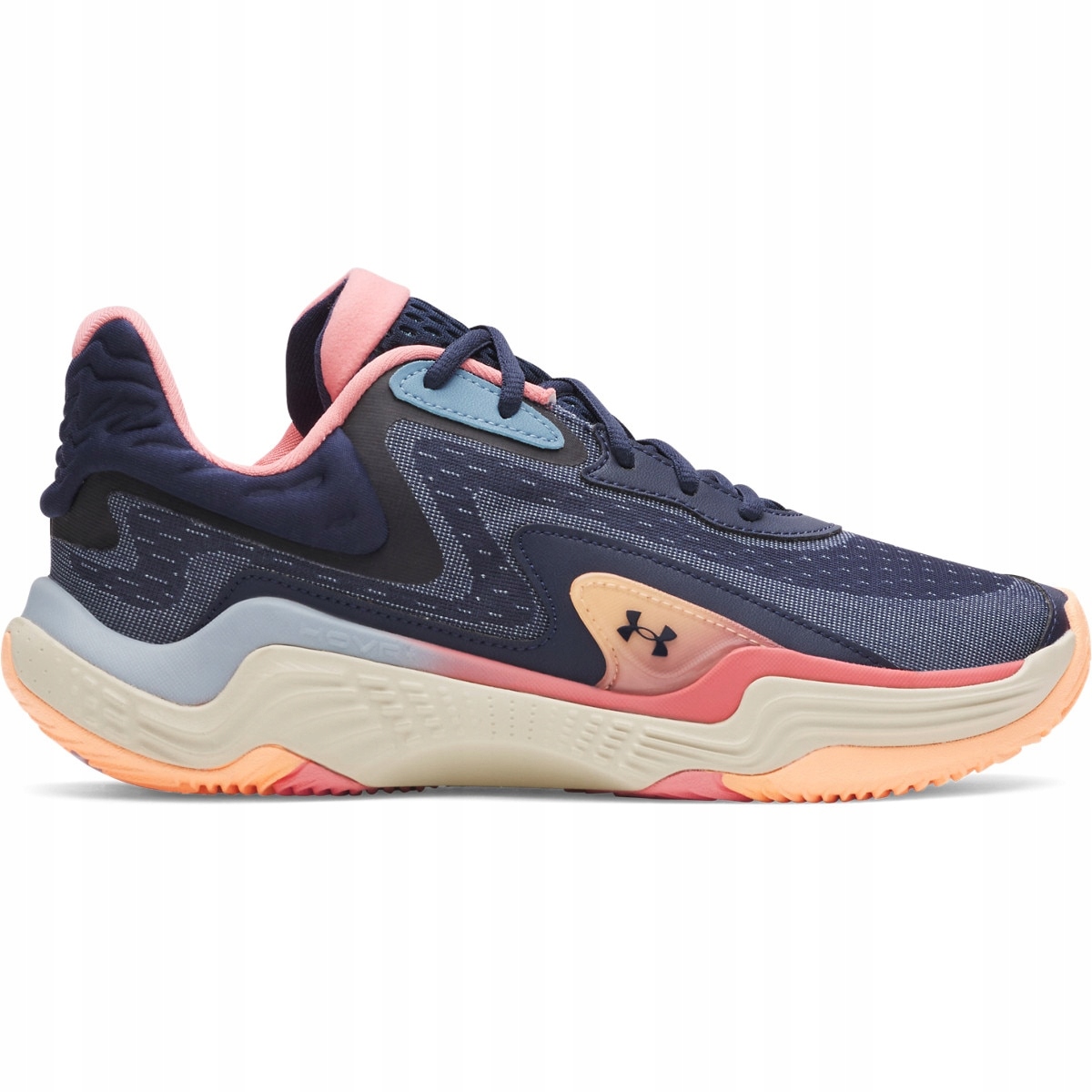 Buty sportowe sneakersy koszykówka Under Armour Spawn 7 granatowe 42