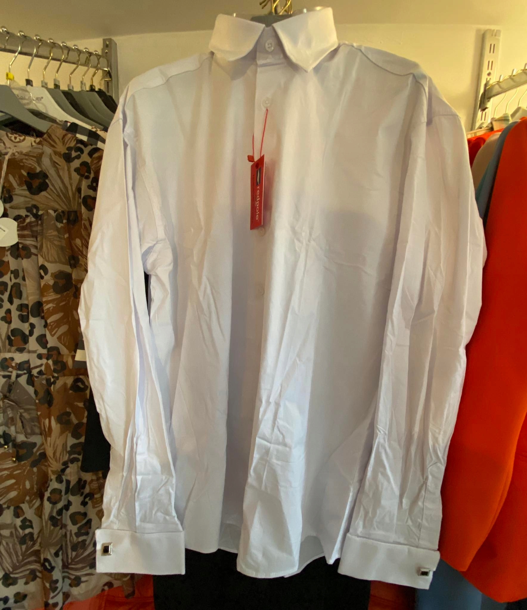 Pánská košile Redpolo Barva Bílá vel. XXL