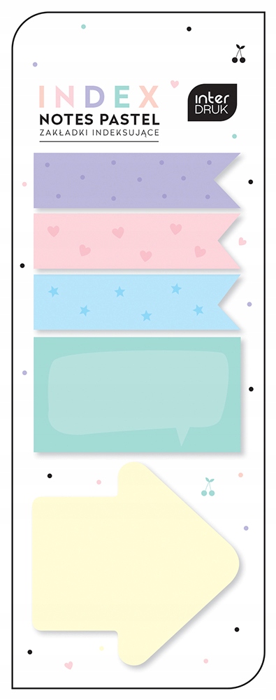 

Zakładki Indeksujące 125 kartek pastelowe 5569