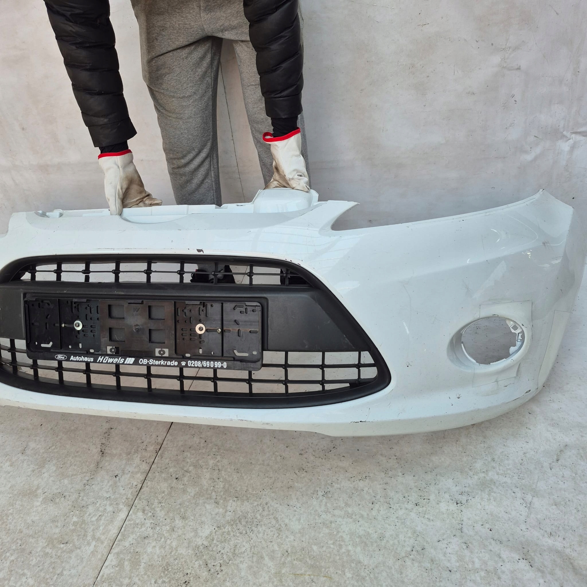 FORD FIESTA MK7 08- bumper front front grid 8A61-17757-B