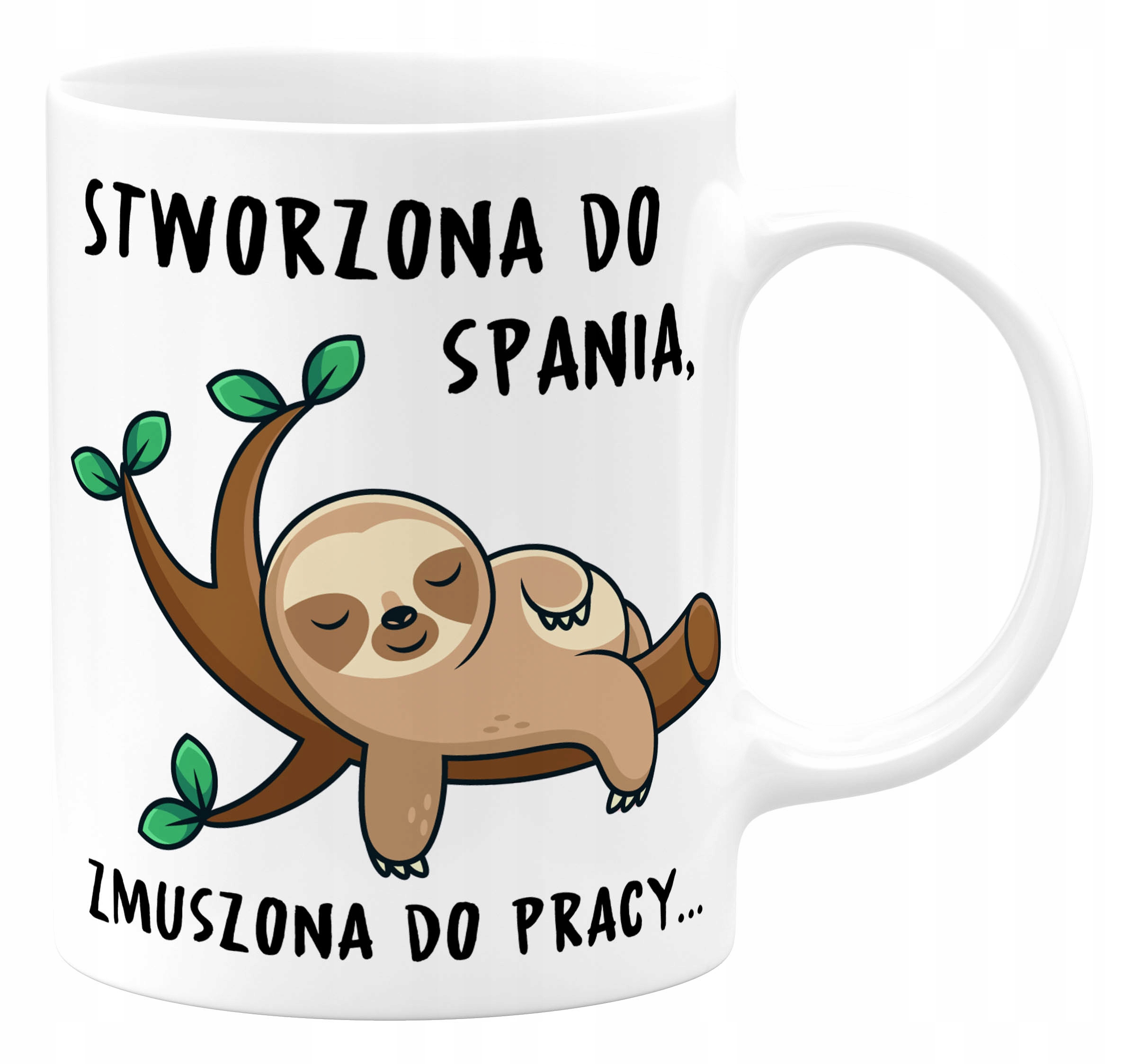 

Kubek Zmuszona do pracy Śmieszny Zabawny