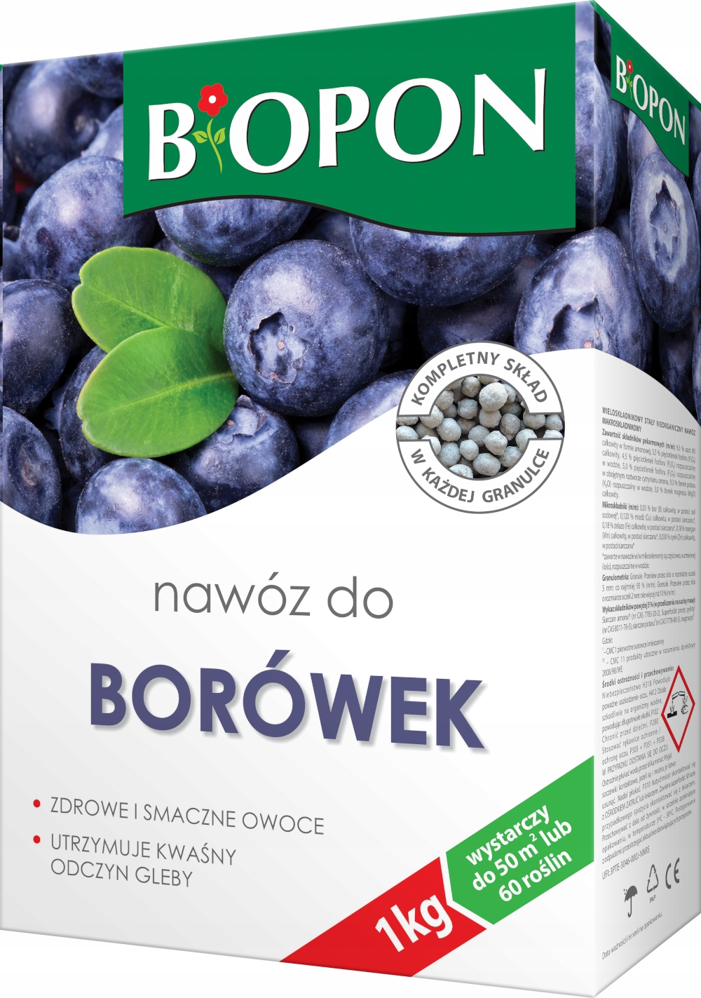 Biopon DO BORÓWEK 1kg nawóz