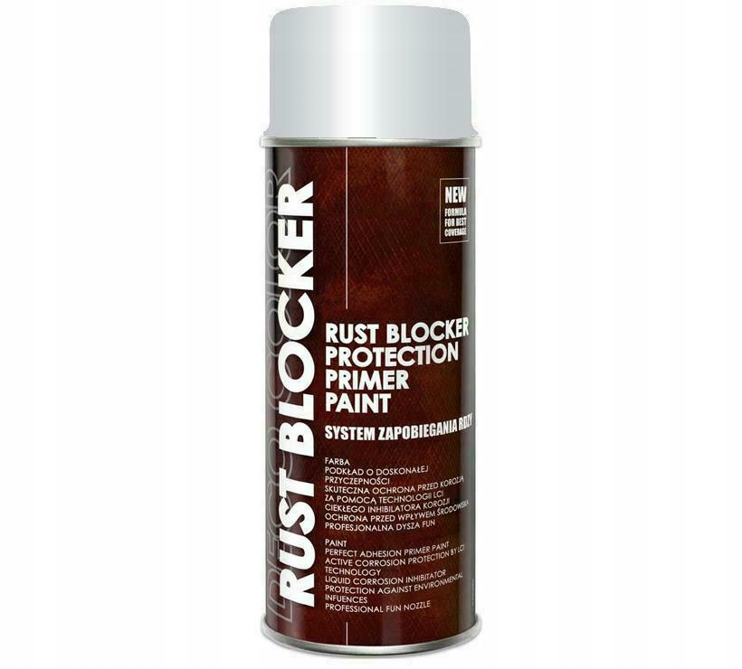 

Farba Spray Na Rdzę Rust Blocker Biały 400ml 4w1