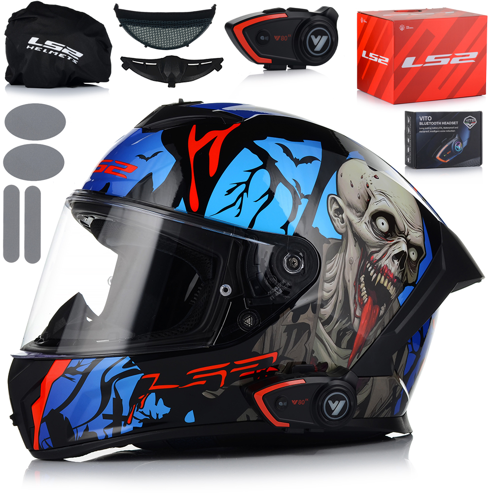 Motocyklová Prilba LS2 FF820 Rapid III Systém Pinlock Ecer 22.06 Interkom