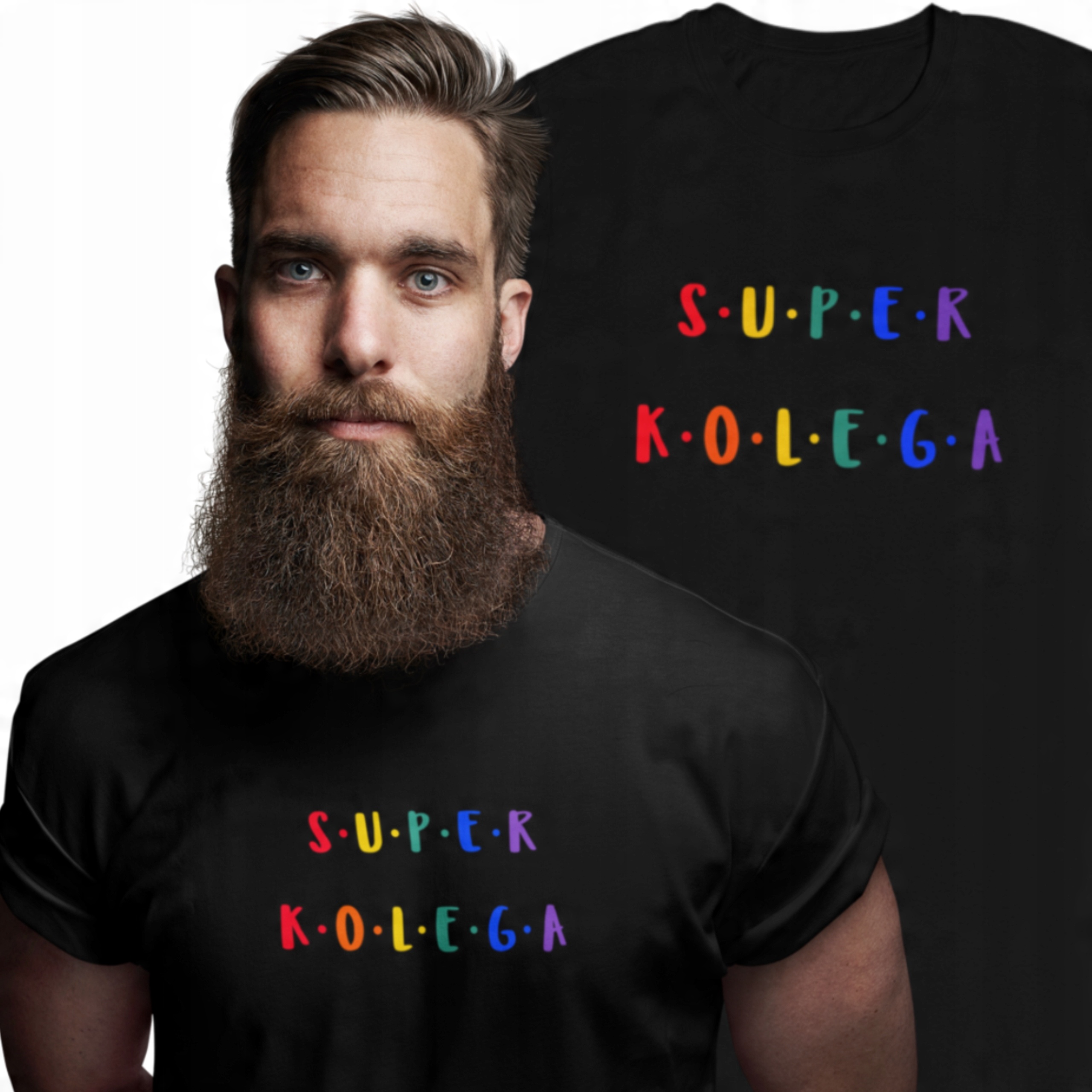 

Koszulka Duża Dla Super Kolega Prezent Na Urodziny