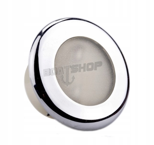 LAMPKA KABINOWA OKRĄGŁA 75 SREBRNA RAMKA