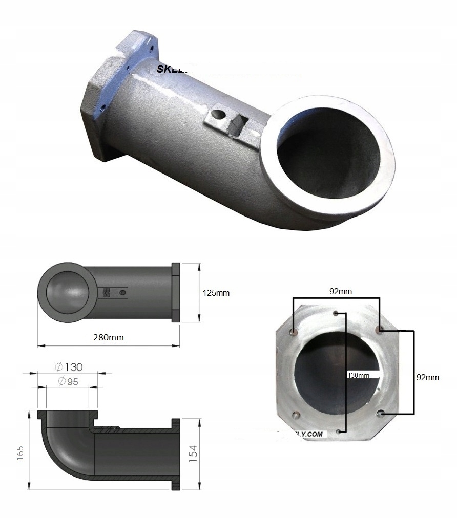 Kolano Do Kotła Galmet Kwp 12-14 Kw 1 ver.II 280MM
