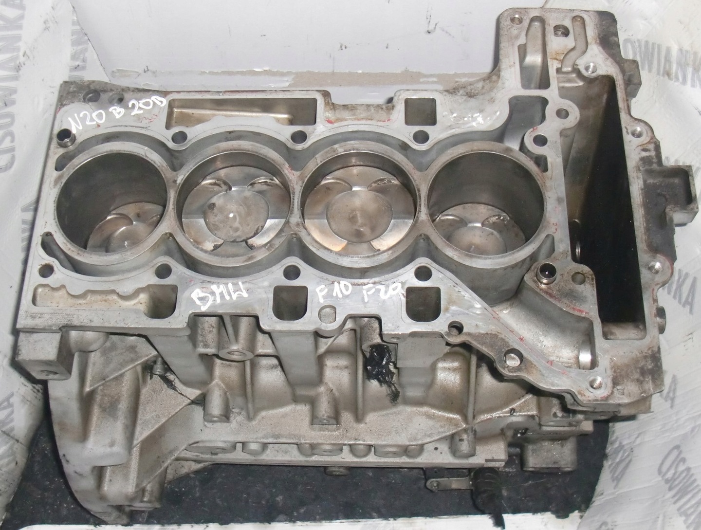 BMW F10 F20 F30 2.0 N20B20B BLOK DÓŁ SILNIKA TŁOKI WAŁ