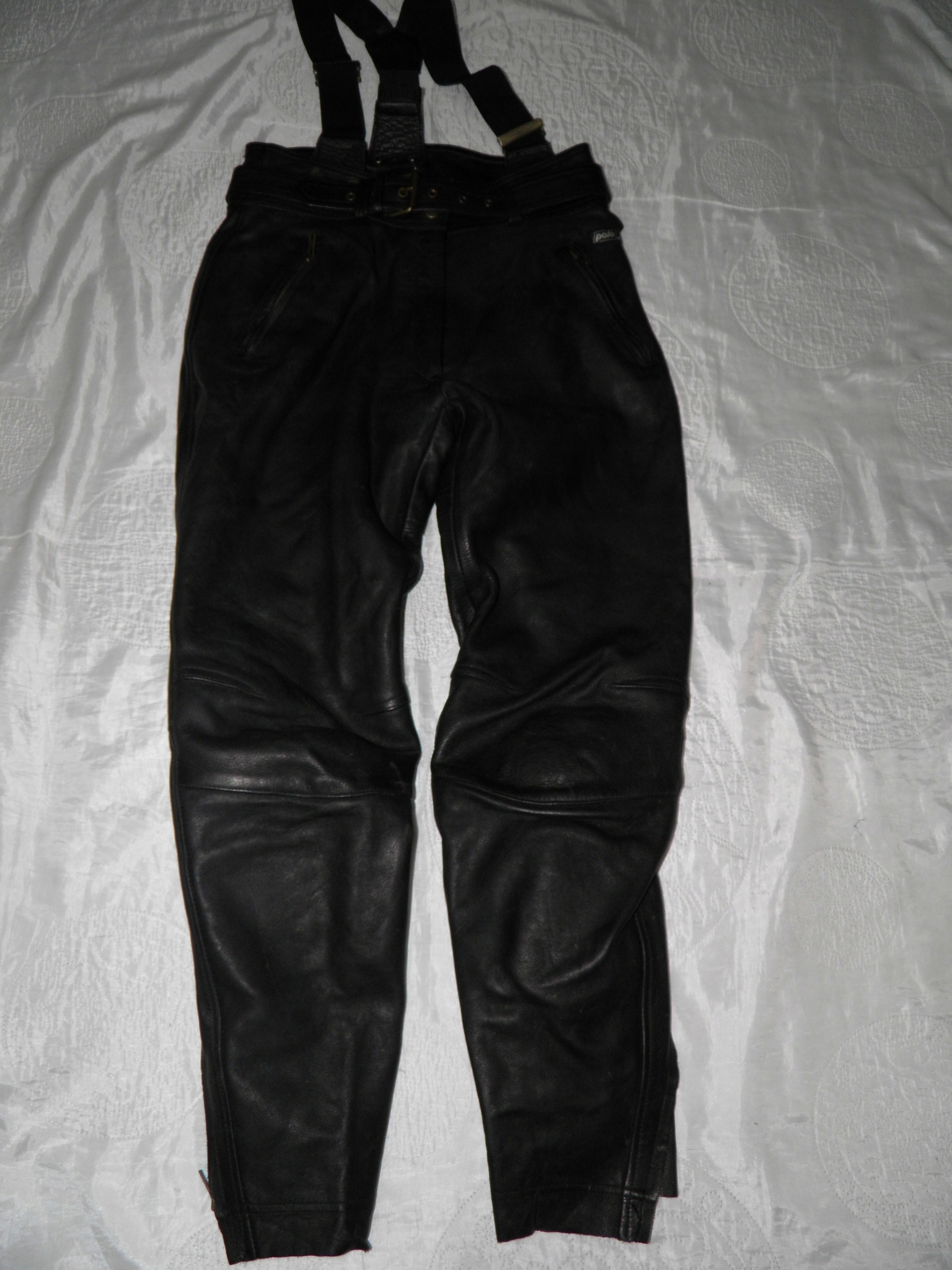 POLO SPODNIE MOTOCYKLOWE SKÓRZANE DAMSKIE R 38