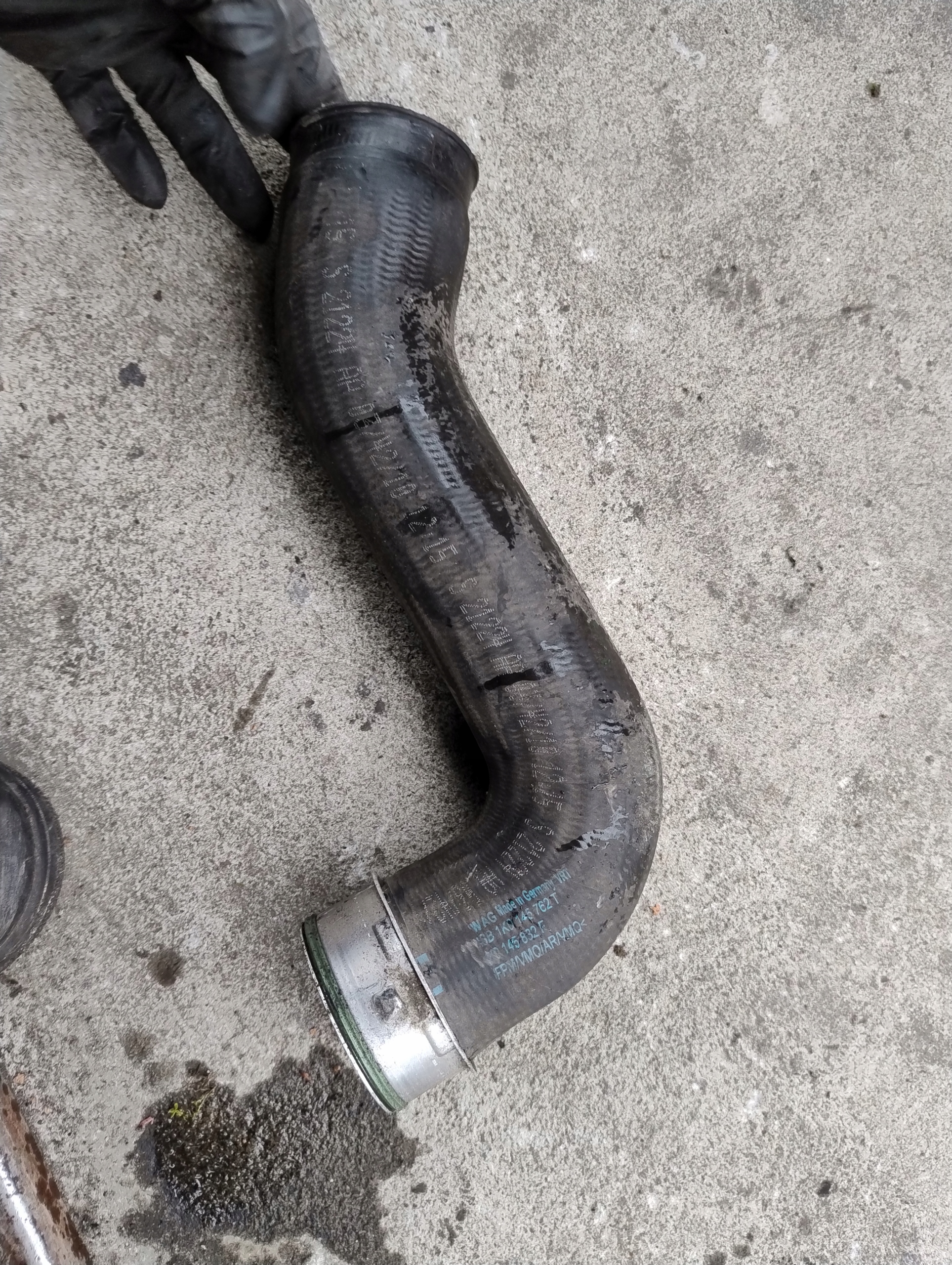 rohr intercooler VW AUDI SKODA SEAT 1K0145762T