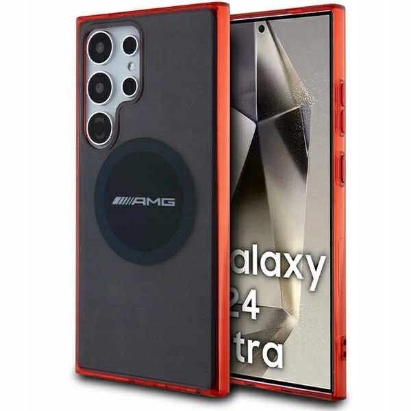 Etui do Samsung Galaxy S24 Ultra Amg MagSafe Transparentne Czarne