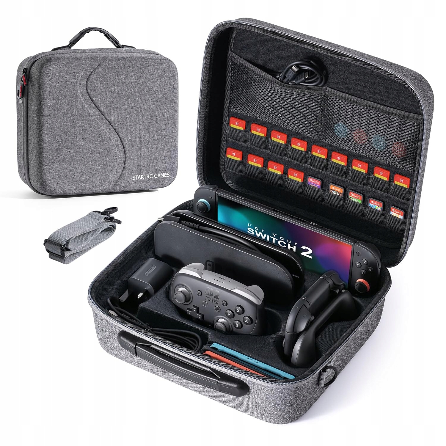 Etui Ochronne na Nintendo Switch 2 (2025) Twarde, Kompleksowe Etui