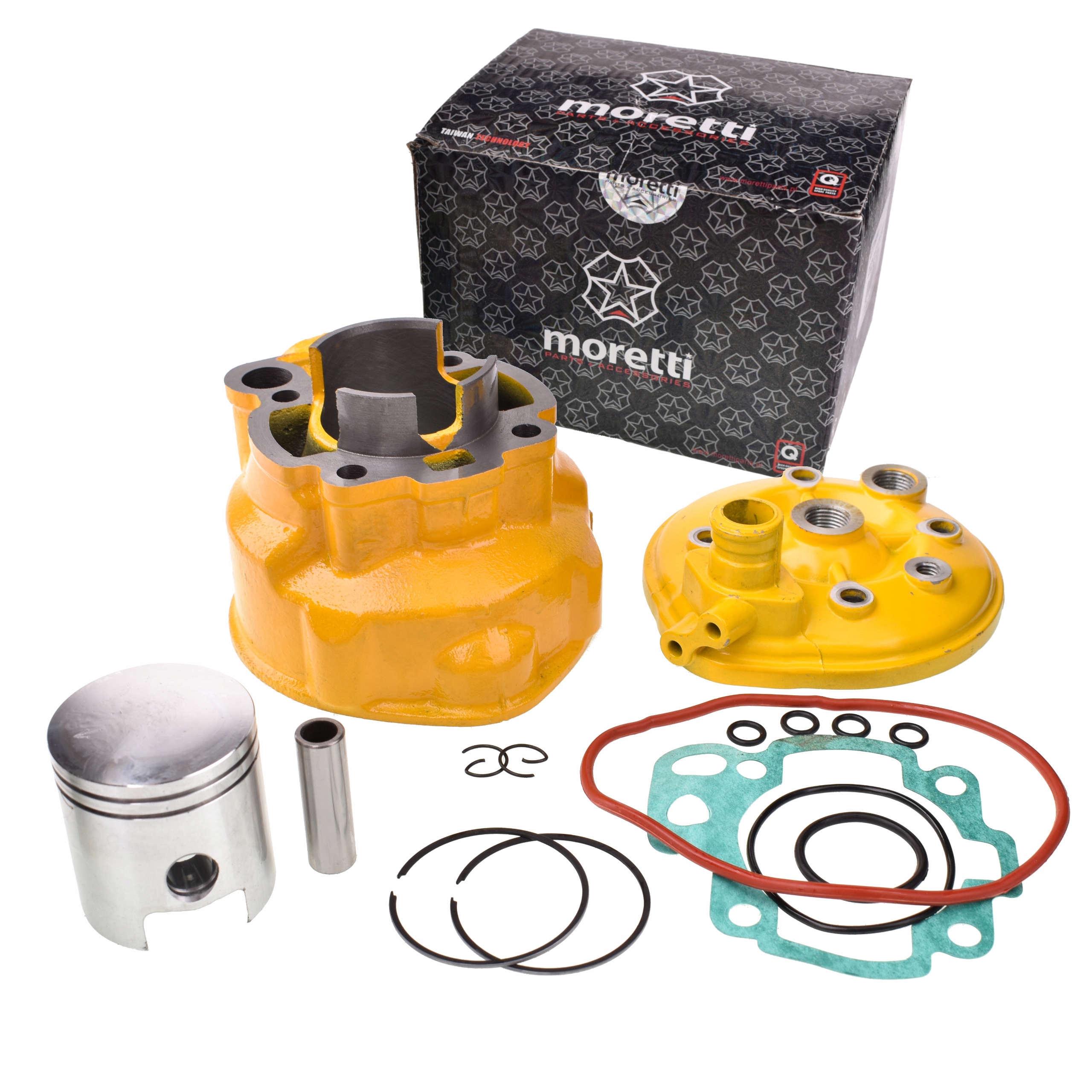 CYLINDER TLOK GLOWICA AM6 70ccm MORETTI ZOLTY