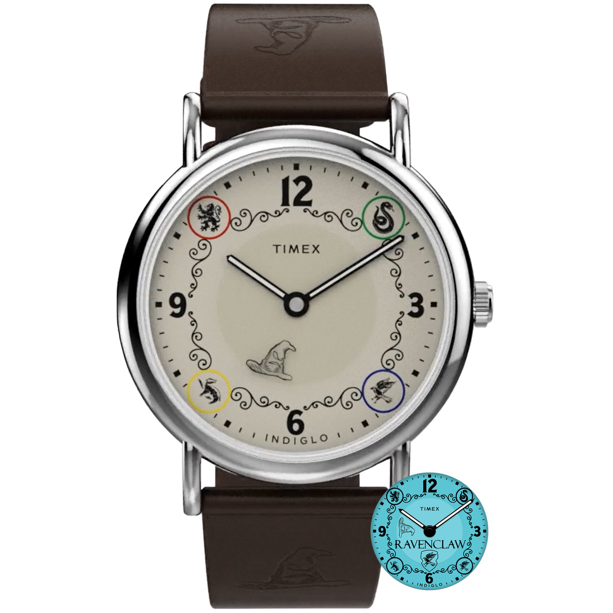 Hodinky Timex Harry Potter x Timex Weekender Ravenclaw House 38mm kůže