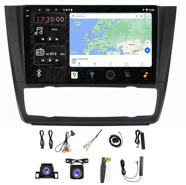 Rádio Navigácia Carplay Gps Android Bmw 1 E81/E82/E87/E88 64GB Sim
