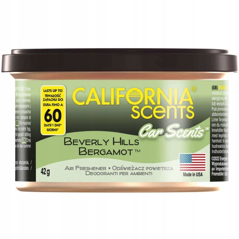 

Puszka zapachowa California Scents Bergamot