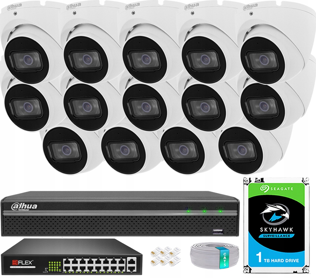 5Mpx monitorovací sada Dahua 14x Kamera IPC-HDW1530T-0280B-S6 Aplikace