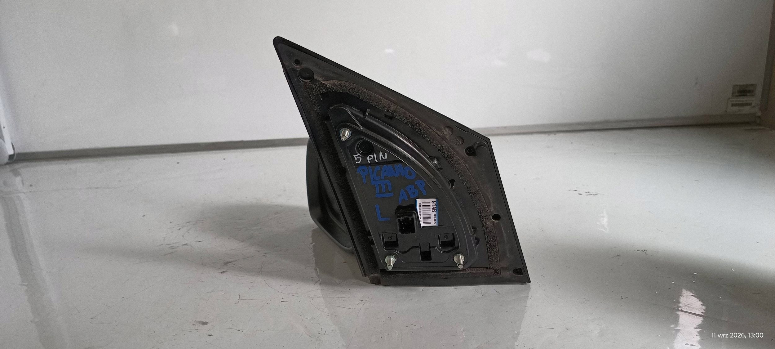 KIA PICANTO III tükör bal 5-PIN ABP 2017