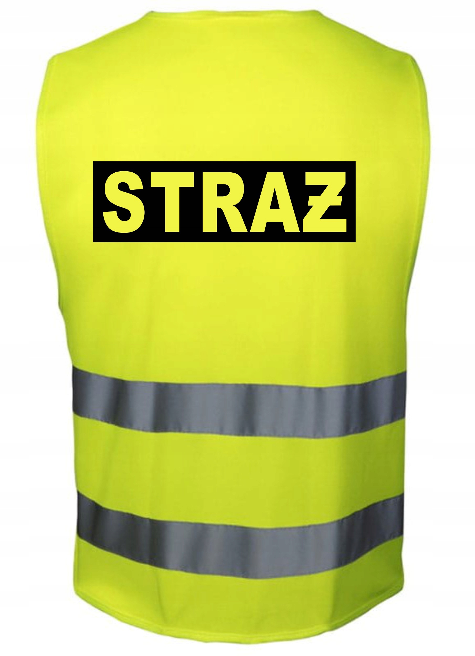

Kamizelka odblaskowa z napisem Straż rozmiar XL